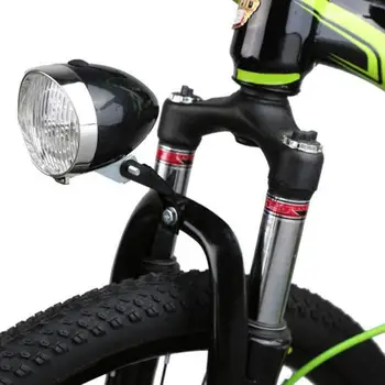 AUBTEC Biciclete de Epocă Lumini Fata Retro Clasic cu LED-uri Faruri de Ceață Lampă de Siguranță LED-uri Mort Viteza de 160° Vizualizarea de Avertizare Lumina de Noapte 11