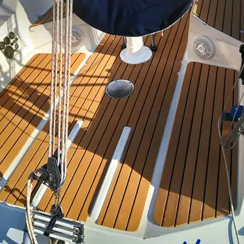 Barca Parchet Spuma EVA Terase Foaie de Foaie de 240 de 45CM Bevel Edge Dungi Parchet Foaie Rv Foaie de Foaie