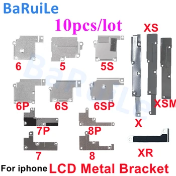 BaRuiLe 10buc DisPlay LCD FPC Cablu Flex cover pentru iphone 11 6 6S plus 7 8 X interioara Suport de Metal Clip Titularul Antena Wifi Placa 6
