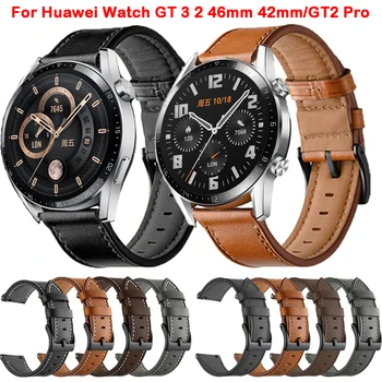 Benzi de piele Pentru Huawei Watch GT3/GT4/GT 2 3 4 46mm 42mm/GT2 Pro Curea de schimb Pentru Huawei Watch 4 Pro 20 Bratara 22mm 7