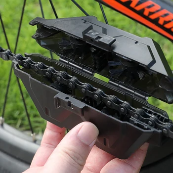 Bicicleta Mașină Curată Perii Scruber Spălare Instrument Portabil Lanț De Bicicletă Curat De Munte Ciclism Kit De Curățare În Aer Liber De Urgență