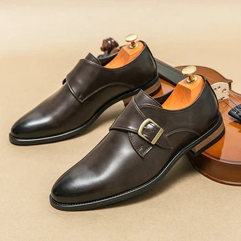 Bărbați clasic Rochie Pantofi de moda in aer liber Slip-On Pantofi din Piele pentru Bărbați Punct de Deget de la picior Business Casual Barbati Pantofi eleganți de sex masculin Mocasini
