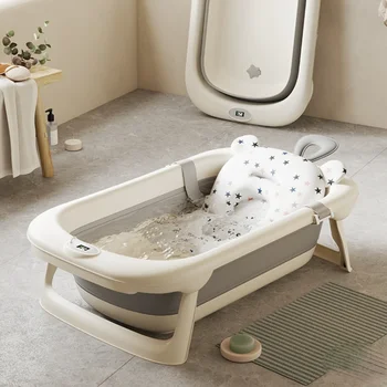 Cadă de baie pentru copii pliabil nou-născut queen-size cadă de baie pentru copii de uz casnic baie 17
