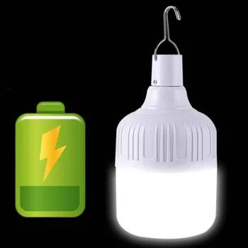 Camping Lumina USB Reîncărcabilă LED Bec Agățat Cort de Lumină Portabile de Urgență Bec pentru Grădină în aer liber