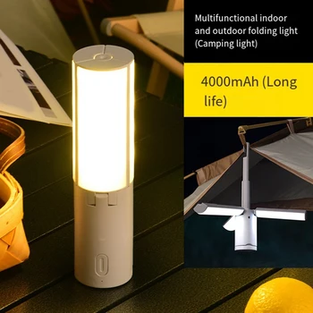 Camping Lumini USB Felinar Camping Pliabil 3-Modul de Lumină LED, Ultra-Luminos și Compact, Putere Banca Opțiune, Perfect