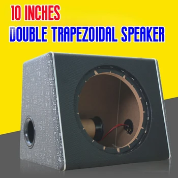 Car Audio Modificare de 10 Inch Auto/Gospodărie Subwoofer Cutie de Lemn Vorbitor Shell Cutie Goală de Înaltă densitate Bord SoundBox Cutie Goală 16