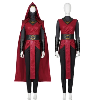 Carnaval de Halloween Jedi Căzut Pentru Cosplay surorile nopții Merrin Costum de Înaltă Calitate Vrăjitoare Întuneric Pelerină Roșie Uniformă, cu elemente de Recuzită 20