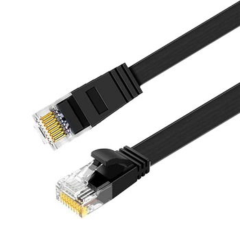 Cat6 Cablu Ethernet RJ45 Stanga Dreapta Sus Jos Unghi de 90 de Grade Rețea UTP Patch Cord Cat6a Lan Cablu de 1m 2m 5m 12