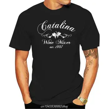 Catalina Vin Mixer Bărbați T-shirt pentru Bărbați Femei Desene animate Casual Scurt O-gât Postav Nc(de origine)