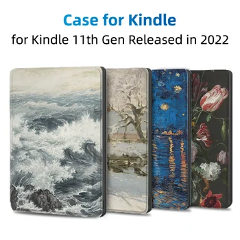 Cazul Orașului Caz pentru Kindle 2022 Paperwhite5 4 2021 8-10 11-a Generație 6 6.8 Inch Magnetic Husă Capac cu Auto Sleep/Wake 19