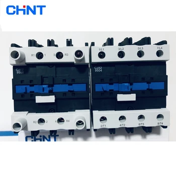 CHINT CJX2-9504 CJX2-9508 95A AC Contactor 4NO 2NO-2NC 220V 380V Rail Mount Contactor Electrice Industriale 8