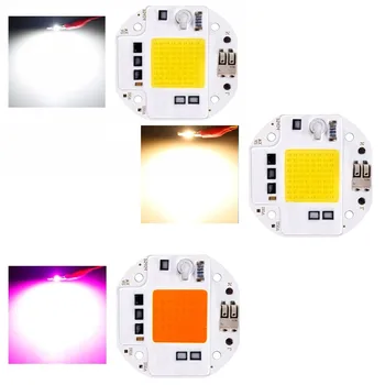 COB Chip LED 100W 70W 50W Putere Mare de Sudare Gratuit pentru Reflector Proiector 220V 110V de Lumină Integrat Margele Aluminiu Alb Cald 8