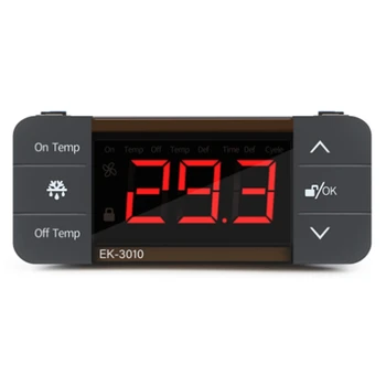 Controler de Temperatura digitale 220V Căldură Rece Comutator de Refrigerare Frigider Dezghețare Termostat Senzor 10