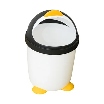 Cos de gunoi Pinguin Gunoi Copil Mini pentru Masina de Bucătărie Pubele Pp Convenabil Găleată 18