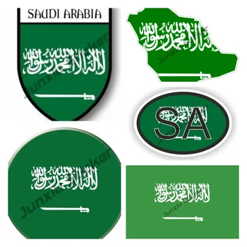 Creative Arabia Saudită Autocolante Arabia Saudită Pavilion Decal Arabia Saudită Harta Decal Styling Autocolant De Calitate Premium Adeziv Vinil Autocolant 13