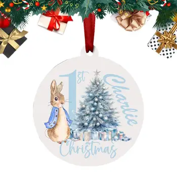 Crăciun Iepure Decoratiuni Iepure Drăguț Decorațiuni pentru Bradul de Crăciun Animal Ornamente pentru Pomul de Crăciun Petrecere Decoratiuni 16