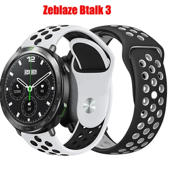 Curea din silicon pentru Zeblaze Btalk 3 Banda de Înlocuire Sport Watchband Bratara pentru Zeblaze Btalk 3 rezistent la apa Bratara 18