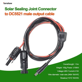 DC5521 la MC Solare Conector 1,5 m Cabluri pentru Energie Baterie de Stocare Mobile, Cabluri de Alimentare Sistem Solar 10