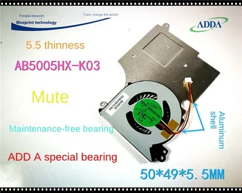 De Brand Nou & Original Mut AB5005HX-K03 5cm 5V Notebook Turbo de Evacuare al Ventilatorului de Răcire 18