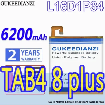 De mare Capacitate GUKEEDIANZI Baterie L16D1P34 6200mAh Pentru LENOVO TAB 4 8 plus TB-8504N