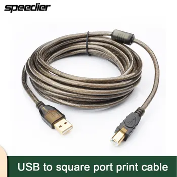 De mare Viteză USB Printer Cablu de Date 3m 5m 10m 15m 20m Prelungit Termosenzitivi POS Universal Pătrat Port Termică Express Printer