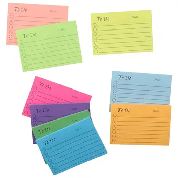 De zi cu zi Lista de Note Lipicioase 9 Pack pentru a face Lista Căptușite Memo Pad Planificator de Planificare Rechizite de Birou Office 14