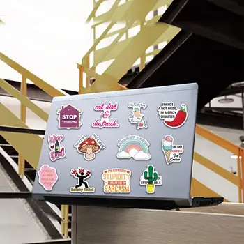 Decoupage Autocolante Decorative Set de stickere pentru Jurnalizare Laptop-uri de Cazuri de Telefon de 50 de Durabil, rezistent la apa Graffiti Citate Cuvinte 19