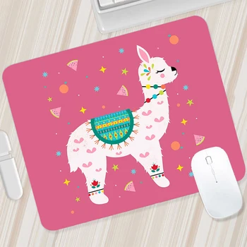 Desene animate drăguț Lama Lama Alpaca Mic Mouse Pad Gaming Mousepad PC Gamer Mouse-ul Mat XXL Calculator Pad Tastatura Laptop Mat Birou Pad 16