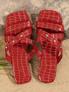 Doamnelor Papuci de casă 2023 Sandale de Vara Interioară în aer liber, Flip-Flops, Sandale de Vara Plaja Pantofi Casual, Pantofi de Plaja pentru Femei Papuci 8
