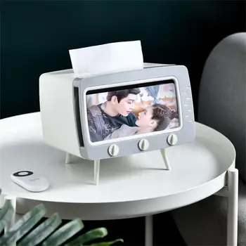 Drăguț din Plastic Cutie de Tesut Acasă Multifunctional Kawaii Desktop TV, Cutie de Tesut Caz Simplu Creative de Depozitare Suport de Șervețele de Hârtie pentru Tava 15