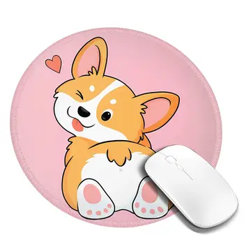 Drăguț Hucky Câine Mouse Pad de Desene animate de Animale Imprimate Cauciuc Mousepad Pentru Laptop, PC, MacBook Simplu Moale de Calitate Rogojini Mouse-ul