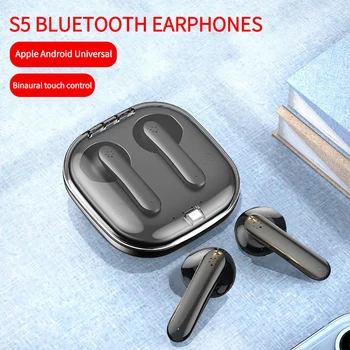 ENC Anulare a Zgomotului Wireless compatibil Bluetooth Căști HiFi Stereo Căști cu Transparent de Tarifare Caz 2023 Noi 9