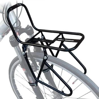 Față de bicicletă de haine, Aliaj de Aluminiu de Bagaje Touring Transport Rafturi 15KG Capacitate Drum de Munte Biciclete Coș Raft