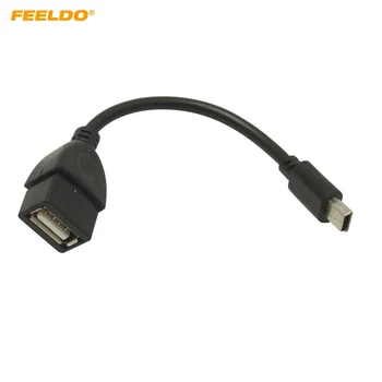 FEELDO 1 buc 30cm Car Audio CD/DVD 5pin mini USB de sex Masculin la USB 2.0 de sex Feminin Cablu de Conectare T Interfață OTG Cablu de Date #FD5665 4