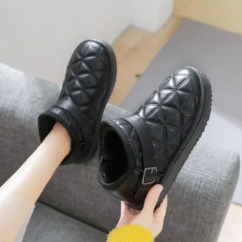 Fete Cizme de Zapada pentru Femei New Cizme Martin Fleece Căptușit cu Femei Pantofi Sport pentru Femei Pantofi de Bumbac Huizhou Cizme pentru Femei Cizme Glezna 11