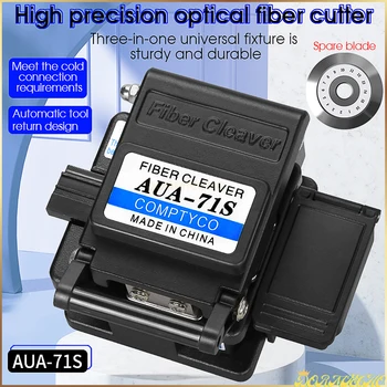 Fiber Cleaver AUA-7S/71S/6S/61S FTTH Cablu de Fibra Optica de Tăiere Cuțit Unelte de Tăiere de Trei-in-one Clamp Slot 16 Suprafața Lamei 17