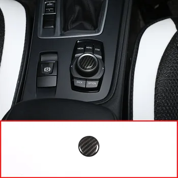 Fibra de Carbon Stil Multimedia Buton de Comutare Acoperi Paiete Garnitura pentru BMW 1 2 3 4 Seria X1 F48 X2 F47 X3 f25 X5 f15 Accesorii Auto 14