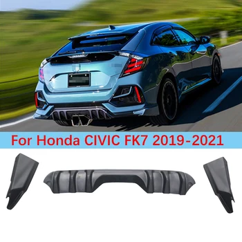 FK7 Difuzor FRP Bara Spate de Buze Cu Repartitoare Protector Pentru Honda CIVIC FK7 Hatchback 10 2019-2021 21