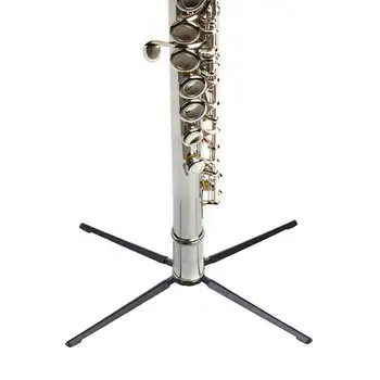 Flaut Clarinet Stand Pliabil Suport Trepied Stativ Cu Picior De Metal De Bază Pliabil Pentru Flaut, Clarinet Suport Pentru Instrument Muzical 3