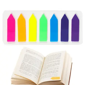Fluorescente De Culoare Autocolante Inscriptibil Pagina Markeri Filele Lipicios Colorate Auto-Stick-Ul De Etichete Pentru Pagina De Marcare Și Clasificate Fișier 19