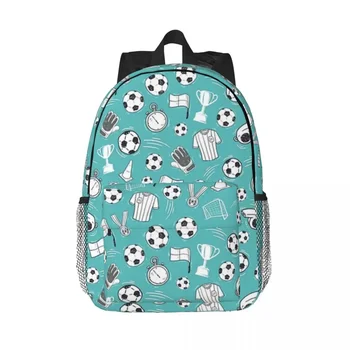 Fotbal Model - Model De Fotbal Rucsaci Adolescent Bookbag Elevii Școlii Saci De Călătorie Rucsac Geantă De Umăr Mare Capacitate