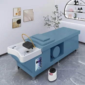 Frizer Cap Șampon Spa Pat Terapie cu Apă Profesionale Salon de Frumusețe Scaun Japoneză Tratament Cadeira Spa Mobilier LJ50SC 6