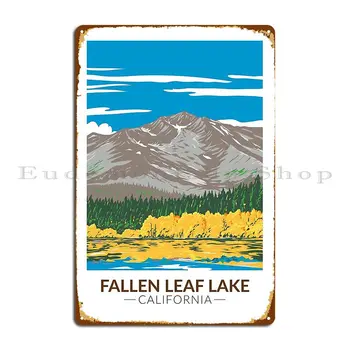 Frunză Lake California Vintage Din Metal Semne De Perete Crea Personaliza Imprimare Pub Plăci De Tablă Semn Poster 15