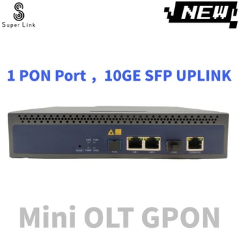 FTTH Mini GPON OLT Telnet CLI WEB gestiona funcția Singur Port GPON OLT 1PORT gpon OLT 1:128 Compatibile GPON XPON ONU Freeship