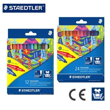 Germania STAEDTLER 325 C12/C24 Acuarelă Set Pix Copii Desen Graffiti Markere Lavabile materiale pentru Pictura Staționare 11