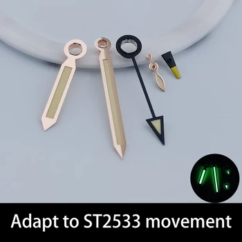 Glow Ceas Indicatorul Set Potrivit pentru ST2533 Mișcare Modificări Cinci Acul Indicator Set de Înlocuire Accesorii Ceas 16