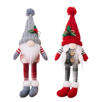 Gnome Crăciun De Pluș Decoratiuni Legăna Piciorul Scandinave Tomtes Acasă De Masă Păduri Om Suedeză Gnomi Ornamente 5
