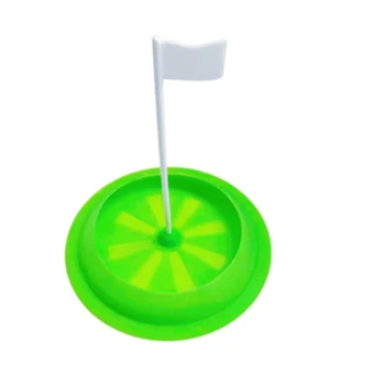 Golf Practică Găuri Cupa Golf Punerea Gaura Cana De Direcție Din Cauciuc Moale Cu Steag Țintă Gaură De Golf Cupa De Formare Sida