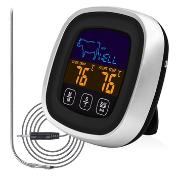 GRĂTAR de Gătit Termometru Alimentar Digital de GRĂTAR Cuptor Carne de Gătit Gratar Termometru + Timer Alarmă de Temperatură Pentru Gătit 5
