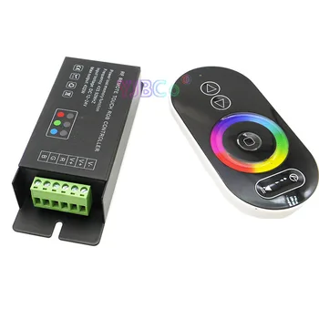 GT888 3CH RGB LED Bar Controler de Lumină atinge RF de la distanță DC 12V 24V 18A 3 canale Dimmer Switch pentru 5050 2835 RGB led strip bandă 18